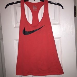 Red Nike tank top